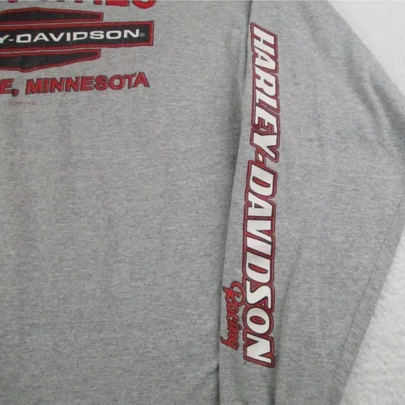 Vintage Y2K Harley Davidson Long Sleeve T Shirt XL Lakeville MN Twin Cities - Picture 3 of 4